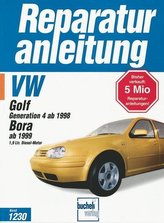 VW Golf Generation 4 ab 1998. Bora ab 1999 1.9 Ltr. Diesel-Motor