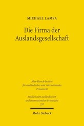 Die Firma der Auslandsgesellschaft