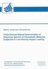 Finite-Element Based Determination of Response Spectra of Viscoelastic Materials Subjected to Low-Velocity Impact Loading