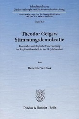 Theodor Geigers Stimmungsdemokratie