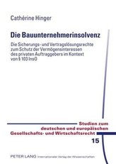 Die Bauunternehmerinsolvenz