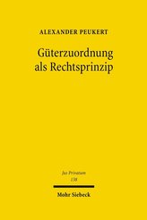 Güterzuordnung als Rechtsprinzip