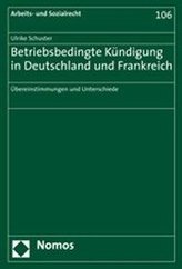 Betriebsbedingte Kündigung in Deutschland und Frankreich