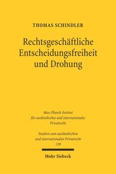 Rechtsgeschäftliche Entscheidungsfreiheit und Drohung