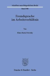 Fremdsprache im Arbeitsverhältnis.