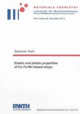 Elastic and plastic properties of fcc Fe-Mn based alloys