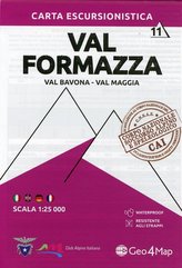Wanderkarte Val Formazza / Val Bavona-Val Maggia 1:25.000