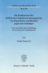 Die Konkurrenz der deliktischen Schadensersatzansprüche von Eigentümer und Besitzer gegen den Schädiger