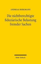 Die nichtberechtigte fiduziarische Belastung fremder Sachen