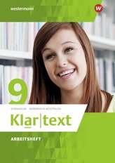 Klartext 9. Arbeitsheft. Gymnasien (G8) in Nordrhein-Westfalen