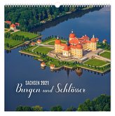 Burgen und Schlösser Sachsen 2021 30x30 cm
