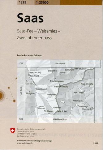 Swisstopo 1 : 25 000 Saas Swisstopo 1 : 25 000 Saas