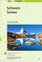 Swisstopo Switserland National Map 1:1 000 000