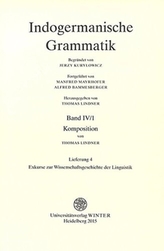  INDOGERMANISCHE GRAMMATIK   BAND IV