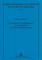 Die Brüsseler «Verständigung» zu Anstaltslast und Gewährträgerhaftung