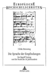Die Sprache der Empfindungen