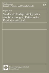 Verdeckte Einlagenrückgewähr durch Leistung an Dritte in der Kapitalgesellschaft