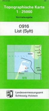 List (Sylt) 1 : 25 000