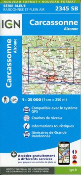 Carcassonne-Alzonne 1:25 000