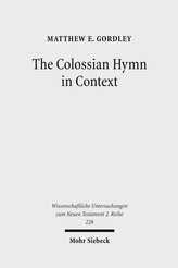 The Colossian Hymn in Context