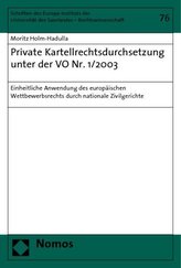 Private Kartellrechtsdurchsetzung unter der VO Nr. 1/2003