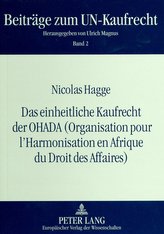 Das einheitliche Kaufrecht der OHADA (Organisation pour l'Harmonisation en Afrique du Droit des Affaires)