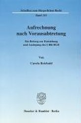 Aufrechnung nach Vorausabtretung