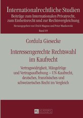 Interessengerechte Rechtswahl im Kaufrecht