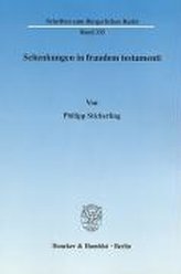 Schenkungen in fraudem testamenti