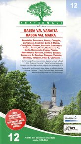 Bassa Valle Varaita - Bassa Valle Maira 1 : 25 000