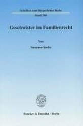 Geschwister im Familienrecht