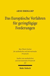 Das Europäische Verfahren für geringfügige Forderungen
