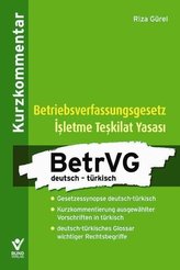 Betriebsverfassungsgesetz deutsch - türkisch