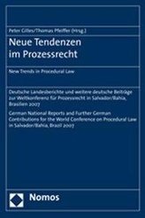 Neue Tendenzen im Prozessrecht