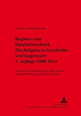Register zum Handwörterbuch- Die Religion in Geschichte und Gegenwart- 1. Auflage 1908-1914