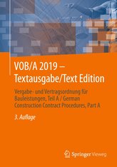 VOB/A 2019 - Textausgabe/Text Edition