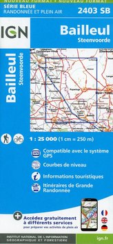 Bailleul.Steenvoorde 1:25 000