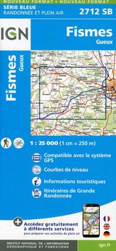 Fismes.Gueux 1:25 000