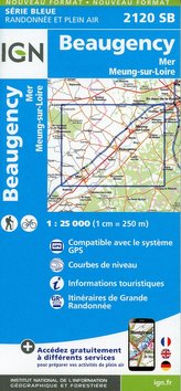 Beaugency.Mer.Meung-sur-Loire 1:25 000