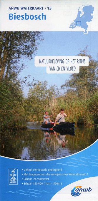Biesbosch 1:50 000 Waterkaart Biesbosch 1:50 000 Waterkaart