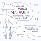 Weißes Malbuch für Kinder ab 3 Jahren