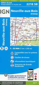 Neuville-aux-Bois-Artenay 1:25 000