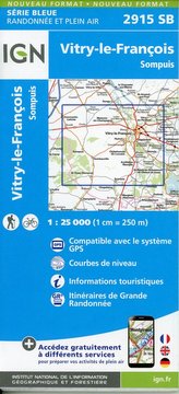 Vitry-le-François-Sompuis 1:25 000