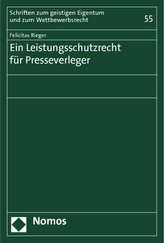 Ein Leistungsschutzrecht für Presseverleger