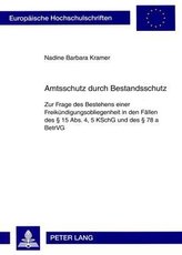 Amtsschutz durch Bestandsschutz