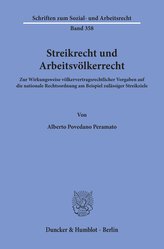 Streikrecht und Arbeitsvölkerrecht.
