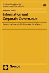 Information und Corporate Governance