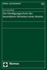 Der Kündigungsschutz des besonderen Vertreters eines Vereins
