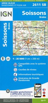 Soissons.Braine 1:25 000