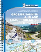 Michelin Straßenatlas Großbritannien & Irland mit Spiralbindung